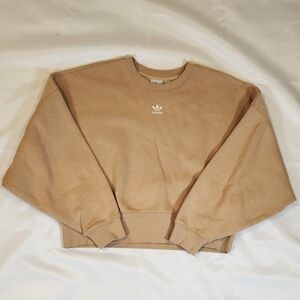 Adidas Originals Women's Essentials Fleece Crew - Magic Beige